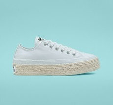 Converse Chuck TAS Trail to Cove Espadrille Low Lift Ox, 567686C Size 10.5 WHT - £70.25 GBP