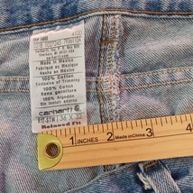 Carhartt Men's Jeans B17-STW Relaxed Fit Blue Cotton Denim Work Size 36X32 image 3