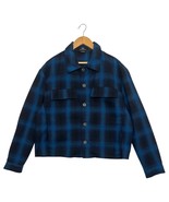 Zara Man Shacket Jacket Mens Medium Plaid Berlin Edition Button Up Outdo... - $49.49