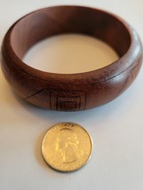 Vintage Wood Bangle - $13.00 CAD