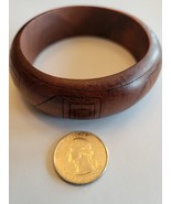 Vintage Wood Bangle - $173.39 MXN