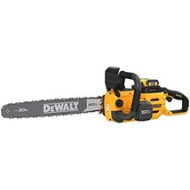 Dewalt (DCCS677Z1 60V Flexvolt 20&quot; Brushless Chainsaw 5AH, Yellow - £535.42 GBP