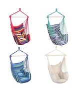 Hammock Chair Hanging Rope Swing w/ Soft Pillows Outdoor Yard Garden Por... - $579.73 MXN+