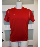 Nike Team Dri-Fit SS Athletic Shirt Red Size L Men&#39;s - $17.10