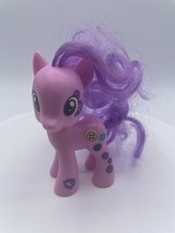 My Little Pony FIM G4 Buttonbelle 3&quot; Figure Button Belle Brushable Hair Mane MLP - £28.39 GBP