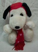 Teleflora Peanuts Vintage Snoopy As Pilot In Red 7&quot; Plush Stuffed Animal Toy - £15.48 GBP