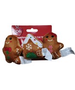 Pet Central Gingerbread 3 Pack Plush Interactive Crinkle Cat Toy Set - £6.76 GBP