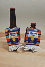 Corona Light Beer Bottle Cover Poncho Mexican Blanket Set of 7 - £17.13 GBP