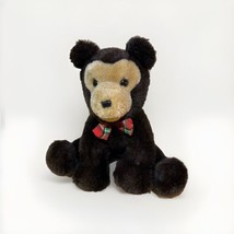 VTG 1988 Dakin Bearfoot Teddy Bear Christmas Plush Stuffed Animal Brown 9” - $6.58