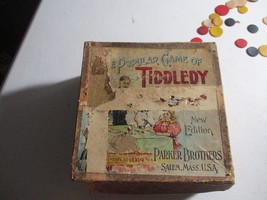 Antique 1897 Parker Brothers Tiddledy Winks game rare find - $44.54