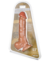 Major Dick Straight W/balls &amp; Suction Cup Commander In Chief - Vanilla - £20.03 GBP+