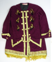 Museum Replicas Limited Purple Corduroy S Renaissance Pirate Captain Arc... - $37.95