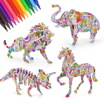 Art and Crafts for Girls Kids, Girls Toy Age 4 5 6 7 8 3D Coloring Puzzl... - $559.26 MXN
