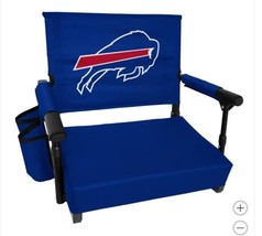 Buffalo Bills Stadium Seat NFL Premium Foldable Pocket Blue Red Logo Brands - $1,597.64 MXN