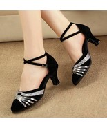 Zapatos De Baile Suela Blanda Calzado Algodón Mujer Cordones Tacones Zap... - £28.65 GBP