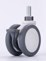 Heavy Duty 100mm 75mm 125mm TPU Swivel Castor Wheels Trolley Furniture C... - $23.81+