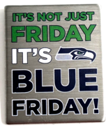 Seattle Seahawks Blue Friday NFL Football Enamel Pin Fan Collectible Gift - $20.50 CAD