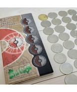 Pokemon Vintage Meiji Metal Coin Medals Pocket Folder with 28 Coins Gold - $2,801.99 MXN