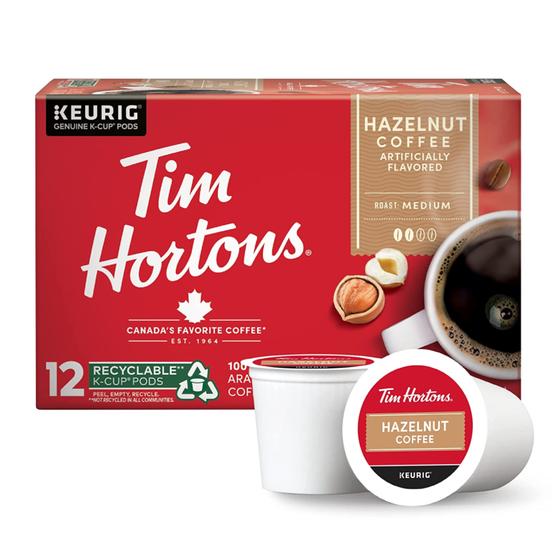 Hazelnut Flavored Medium Roast Coffee Single-Serve K-Cup Pods Compatible  NEW - $14.84