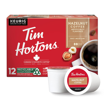 Hazelnut Flavored Medium Roast Coffee Single-Serve K-Cup Pods Compatible... - $14.84