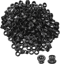 Fielect 200Pcs Cable Snap Bushing 1/2&quot; 13Mm Black Nylon Snap in Cable Hose Bushi - £13.51 GBP