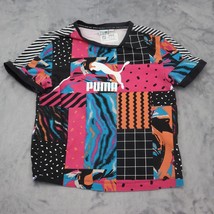 Puma Shirt Womens Medium Pink Casual Lightweight 90s Retro Crewneck Patc... - $355.10 MXN