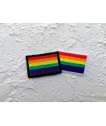 Rainbow Gay Pride Flag Embroidered Patch. - £4.25 GBP+