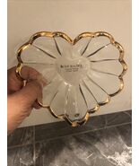 Home Beautiful Heart Shaped Glass Jewelry/ Trinket Dish With Gold Trim J... - $22.34 CAD