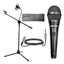 5 Core Ultimate Mic Stand Combo Mic Stand with Tablet/Phone Holde, Dynamic Mic  - £34.90 GBP