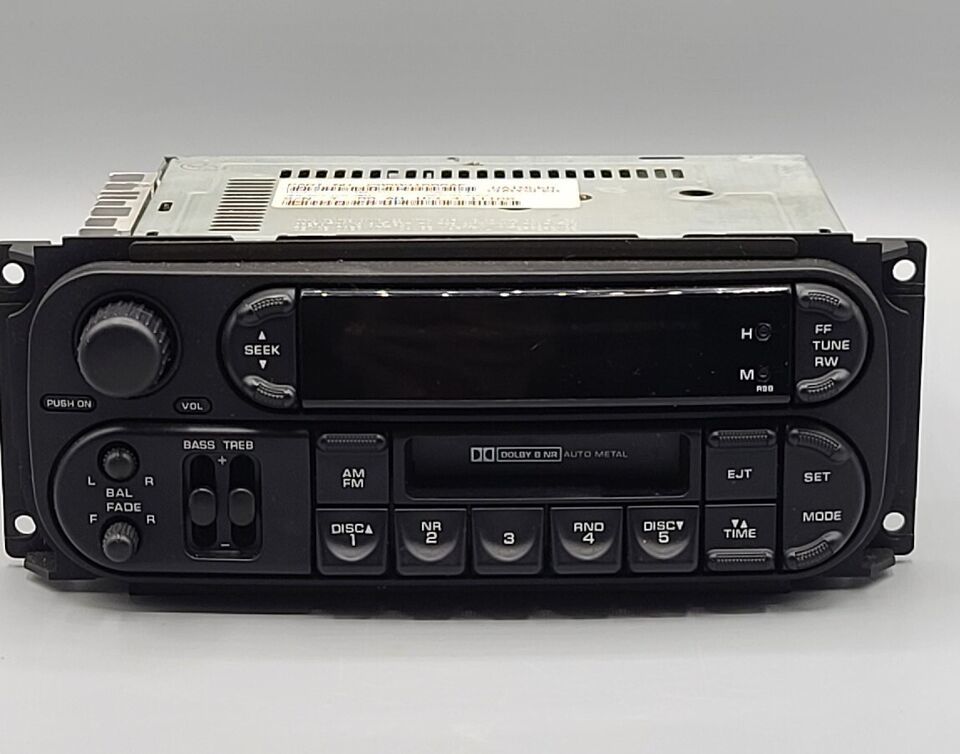 2002/2006 Dodge, Chrysler & Jeep OEM AM/FM Cassette Radio - Part No. P05091555AF - $46.74