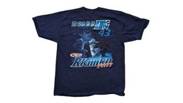Vintage Richard Petty Nascar &quot;It&#39;s Good To Be King Blue 2-sided T-Shirt ... - $18.91