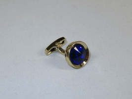 Men J.Valintin Cufflinks by Vitorofolo for French Cuff Shirt V35-26 Royal Blue image 4