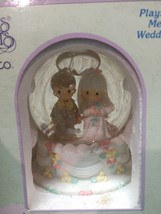 New Nib Enesco Precious Moments Mendelssohn Wedding March Musical Waterball - £47.46 GBP