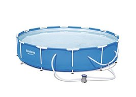 Bestway 56680 Steel Pro, 12ft x 30in, Above Ground Round Frame Pool Set | for Ki - £262.02 GBP