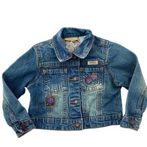 Levi Strauss Signature Denim Jacket Baby Toddler 18M 18 mo Blue Floral Button Up - $12.59