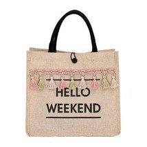 Women Summer Beach Bags Handbags Black 34.5x14.5x29cm - £8.68 GBP