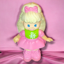 Vintage Mattel 1993 McDonalds Sally Secrets Paper Punch Doll Toy Blonde ... - $4.68