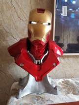 54cm Avengers Iron Man 1:1 MK3 Mark 3 Bust With LED Light Collectible St... - £313.59 GBP