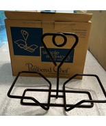 Pampered Chef Small Bowl Caddy Retired Black - $13.10 CAD