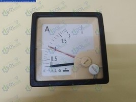 GEC / Alsthom T+D P+C SW784810 AMP Meter 0-2 Genuine Parts - $1,090.79 MXN