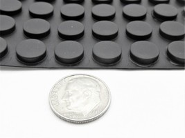 3/8” Small Rubber Feet for Guitar Pedals  3M Adhesive Back 1/8 Tall   32... - £8.53 GBP