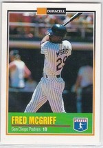 G) 1993 Duracell Series 2 Baseball Trading Card Fred McGriff #9 - £1.54 GBP