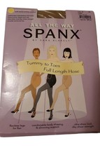 Spanx All The Way Nude Xtra Tummy Control Size D Ultra Sheer Look Pantyh... - $22.99