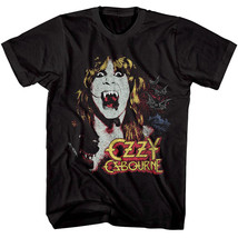 Ozzy Osbourne Vampire Bat Men&#39;s T Shirt Black Sabbath Prince of Darkness Metal - £22.92 GBP+