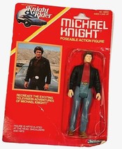 Michael Knight Rider Action Figure toy 1982 Kenner RARE moc sealed Hasselhoff - £660.20 GBP