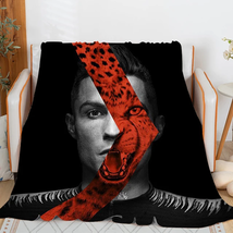 Sofa Blankets for Winter Cristiano Ronaldo Microfiber Bedding Custom War... - £25.54 GBP