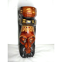 Wooden Jamaican/ Tribal Handmade Carved Head Tiki/Totem - Fast Ship! - $9.48 CAD