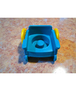 Fisher Price 1995 Mexico Little People Furniture Wheelchair, Blue Yellow - $5.99