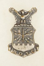 Vintage WWII Era US Military AIR FORCE ROTC Uniform DUI Insignia Enliste... - £11.89 GBP
