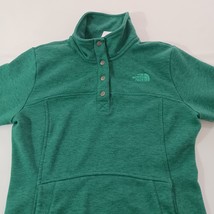 The North Face ATTV Women's S Green 1/4 Snap Pullover Sweatshirt Pockets Outdoor image 11